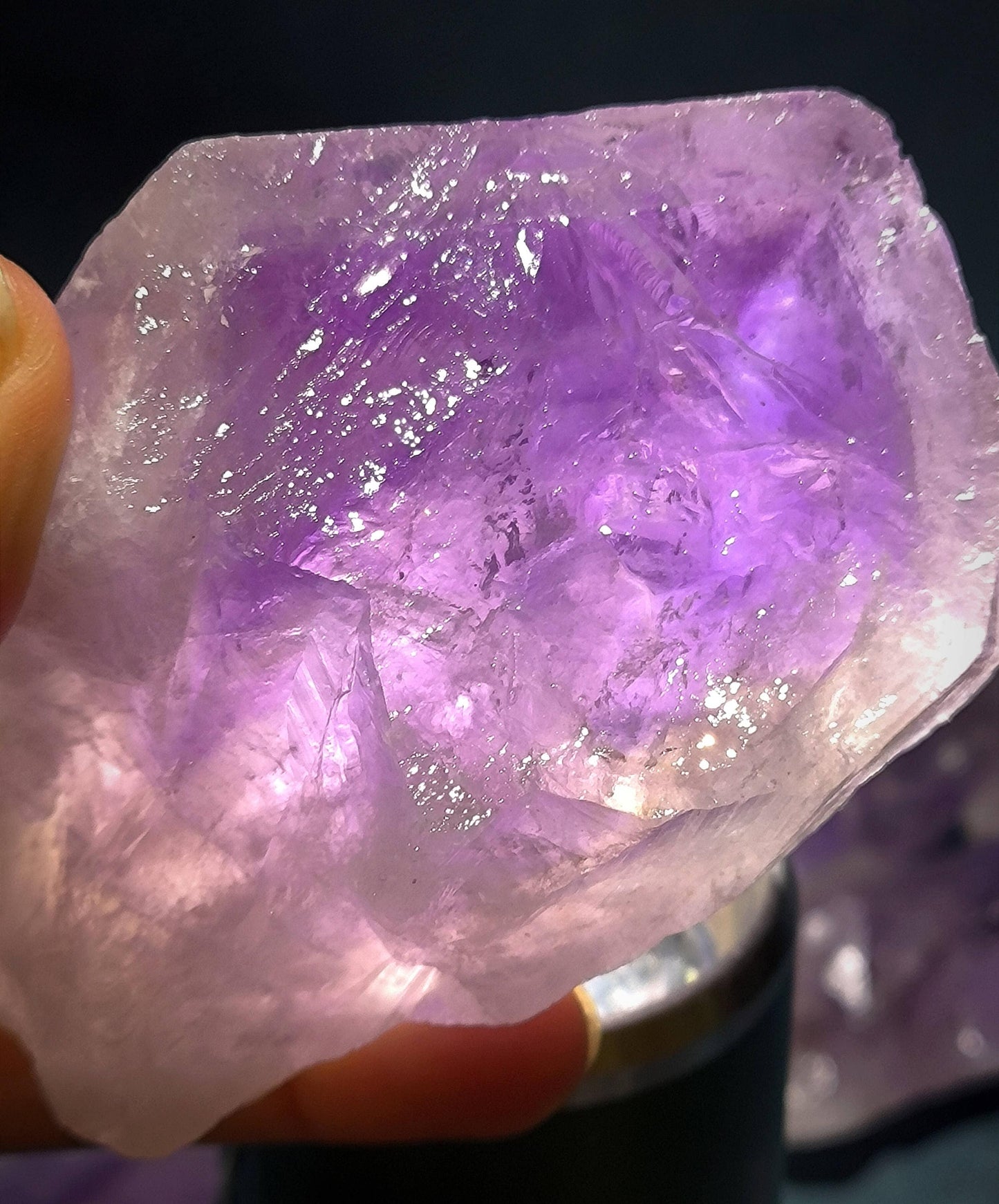 Large Natural Amethyst - 10 cm, 150-200 g rough crystal